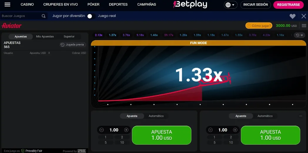 aviator casino onlinea betplay