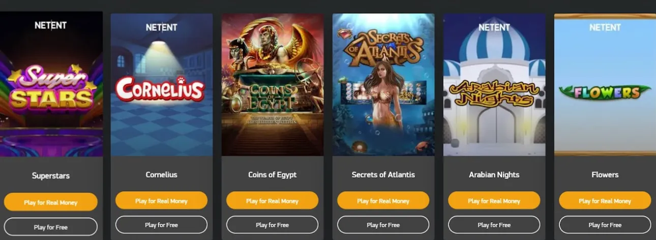 netent casinos online juegos