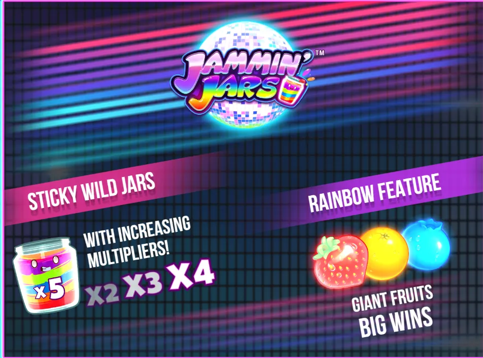 jammin jars slot funciones