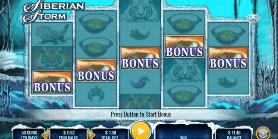Bonos Siberian Storm online