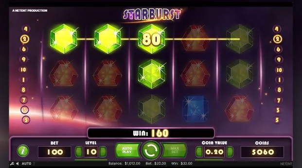 ¿Cómo jugar Starburst?