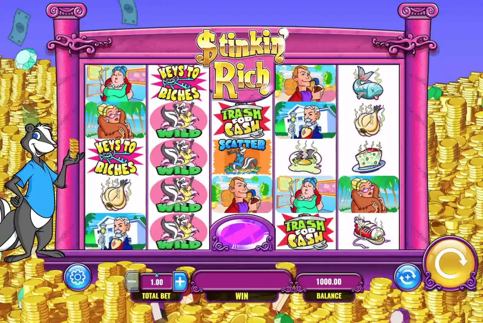 Símbolos Stinkin Rich