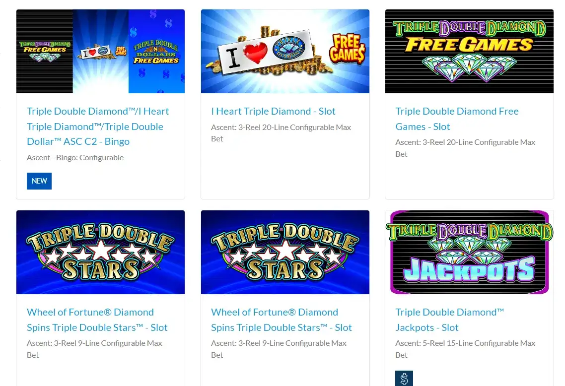 triple diamond slot versiones