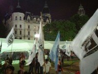 Acampe por tiempo indefinido en Plaza de Mayo por la libertad de Milagro Sala