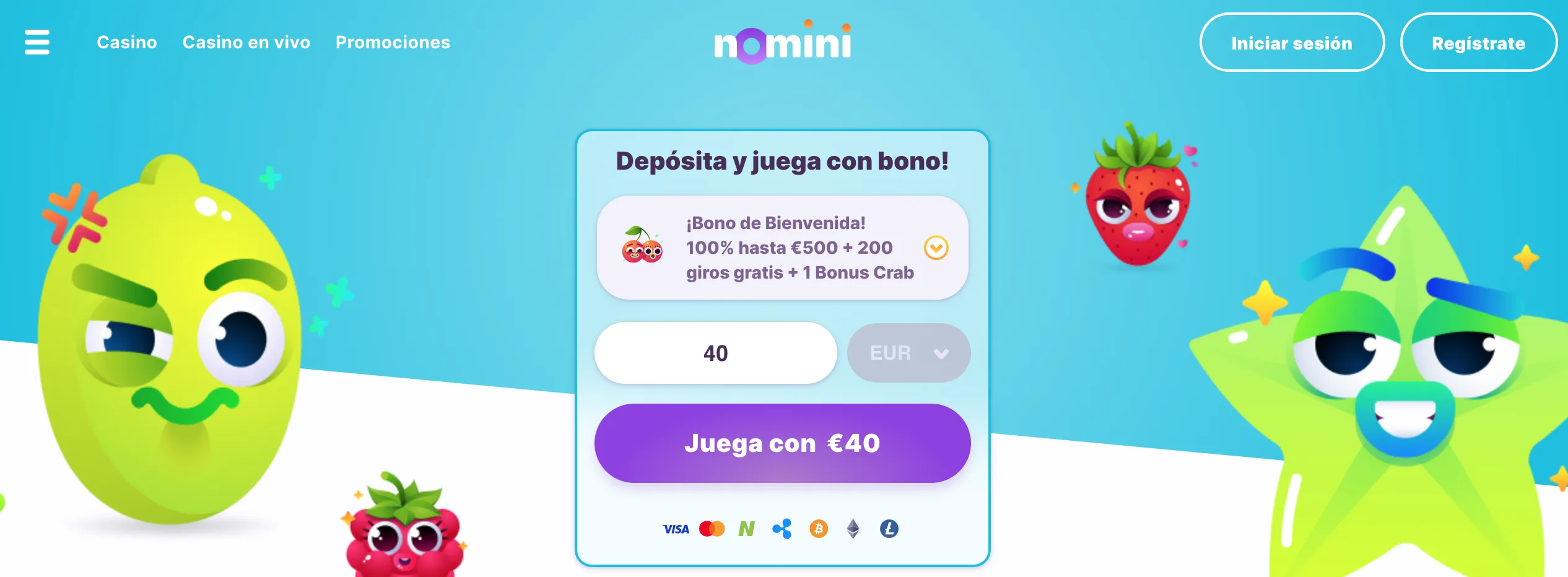 Bono en Nomini Casino