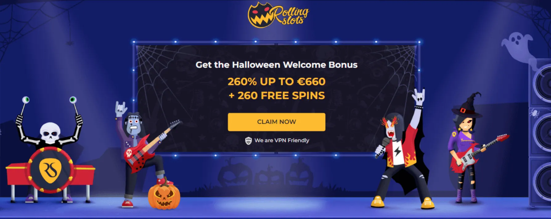 Bonos en Rolling Slots