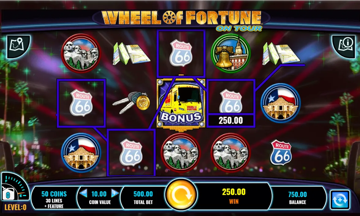 Gana con sus 30 líneas de pago ablero de jiuego