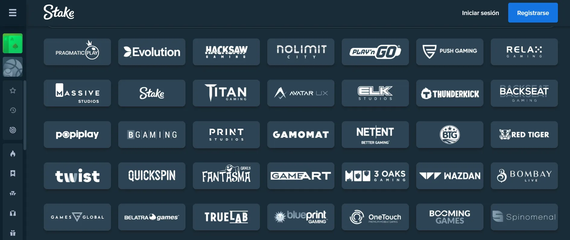 stake casino proveedores