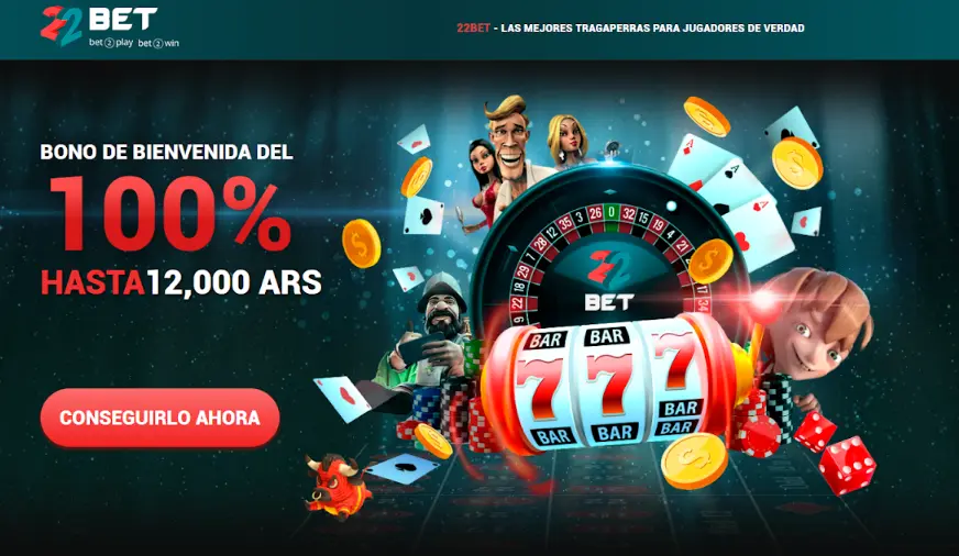 22bet app casino bono
