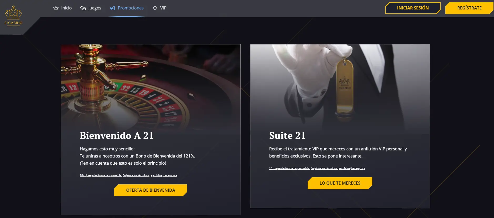 Bonos de 21Casino