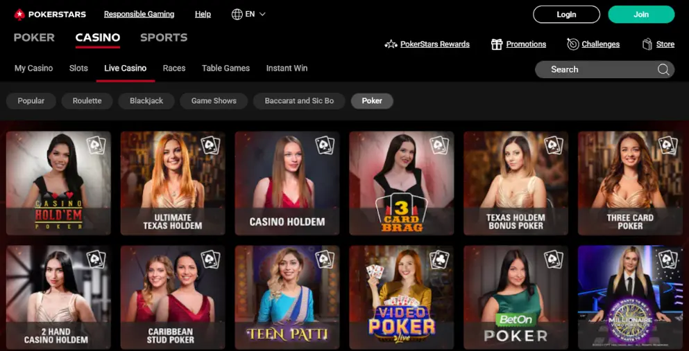 combinaciones poker pokerstars