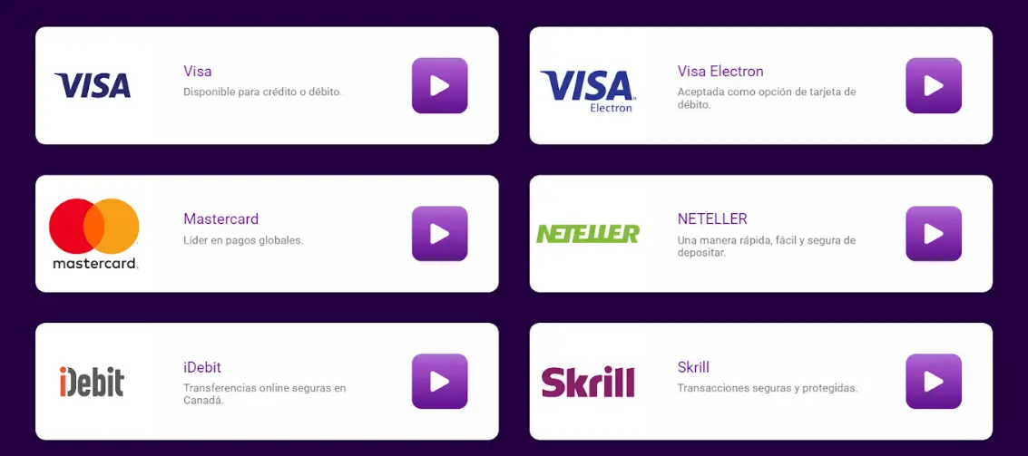 como retirar casinos online métodos