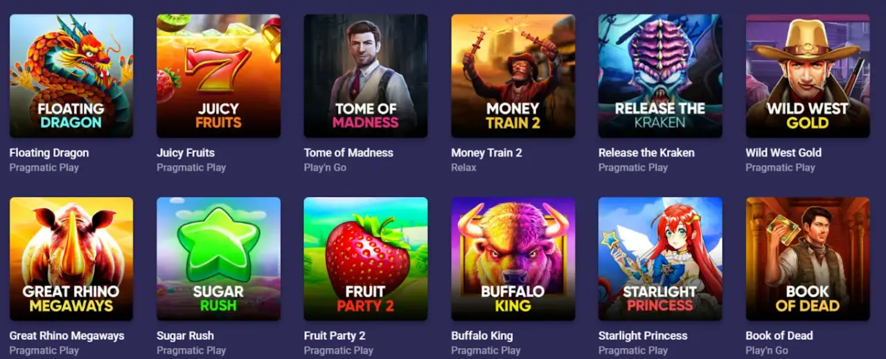 Tragamonedas slots Roobet