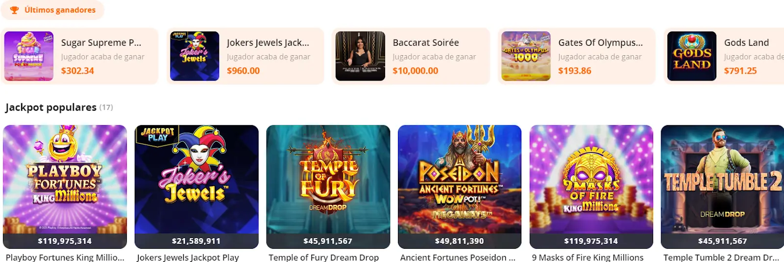 juegos de casino