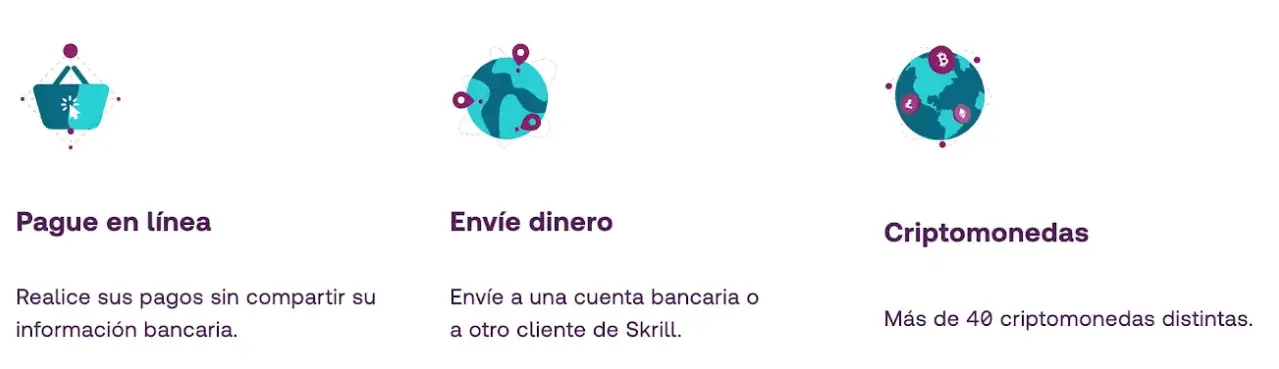 Funciones Skrill